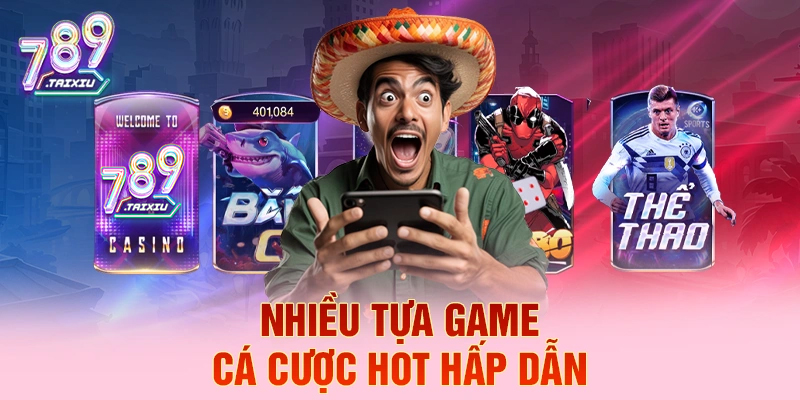 Đa dạng tựa game cá cược tại fo88
